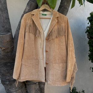 fringe suede leather jacket